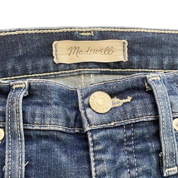 Madewell Jeans Slim Straight Jeans Raw-Hem Edition 27T - Picture 10 of 14